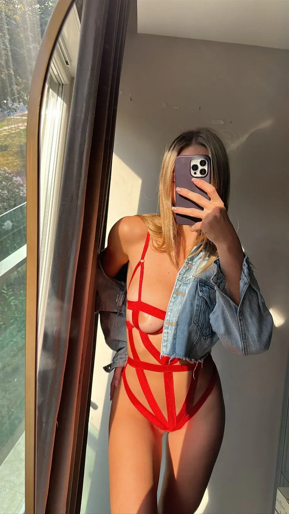 Red Teddy Victoria Bodysuit